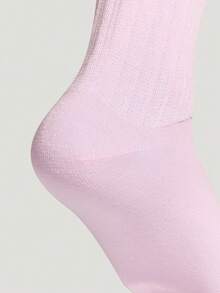 Adidas 女款 W 系列舒適柔軟中筒襪 (1雙) KR5149 - 淺粉色 - 查看 6