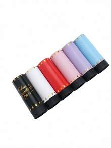 Multi-Style Colorful Confetti Poppers - Wedding Fireworks, Birthday Party Handheld Small Firecracker Spray Tool, Christmas Colorful Confetti Poppers, Lunar New Year Supplies, Valentine's Day Gift, Essential For Holiday Party Atmosphere - A - View 5