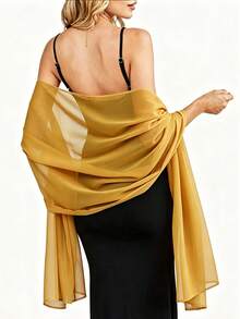 Women's Chiffon Shawl Scarf, Soft Breathable Multi-Color Elegant Long Headscarf, Suitable For Bridal Party, Graduation Ceremony, Beach Vacation - Multicolor - View 18