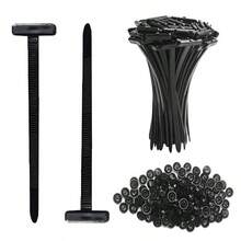 20/50/100/200pcs Multi-Function Cable Tie Clips, Perforated Rivet Fasteners For Engine Base, Fender Liner, Trunk Lid, Cable Ties, Car Accessories, Backyard Supplies, Home Decor, DIY Accessories - Heart-piercing Nail - View 6