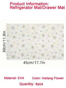 1PC/2PCS/4PCS,Waterproof Refrigerator Mat - Moisture-Proof, Non-Slip, Washable And Reusable. Made Of High-Quality Materials With A Novel Lemon Pattern. Suitable For Refrigerator And Kitchen Decoration, Door Mat, Personalized Gift, Kitchen Essentials, Tools, Kitchen Gadgets, Kitchen Supplies, Sushi, Cooking, Kitchen, Kitchen Accessories, Kitchen Supplies - Multicolor - View 5
