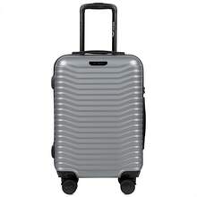 W WINGS Polipropylen | Hard | Telescopic Handle, High Quality, 360 Wheels, Durability | TSA Lock Luggage Set 3 Or Suitcase To Choose From 20" 24" 28" Inch - Silver - View 3