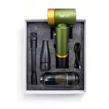 Sopladora Ventilador Turbo 100.000Rpm Para Peluqueira - Verde - Ver 3