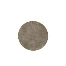 Modern Round Side Table With A Gold Stainless Steel Frame, Marble-Effect Top For Living Room, Luxury Side Table With A Sturdy Base. - 灰色 + 中密度纖維板 + 金屬 - 查看 9