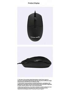 Lenovo Wired Mouse Office Mouse Big Red Dot MW21 Wired Mouse Laptop Desktop Mouse - View 4