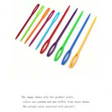 30-Piece Sweater Needle And Stitch Marker Set, Including 10 9cm Sweater Needles, 10 7cm Sweater Needles, And 10 Stitch Markers Random Color - A - View 4