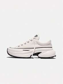 Converse 中性款 Chuck Taylor SEASONAL 帆布低筒運動鞋 A19266C - 黑與白 - 查看 1