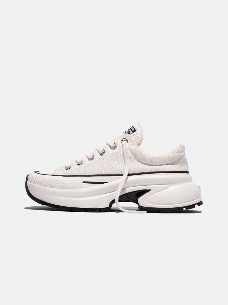 Converse 中性款 Chuck Taylor SEASONAL 帆布低筒運動鞋 A19266C - 黑與白 - 查看 1