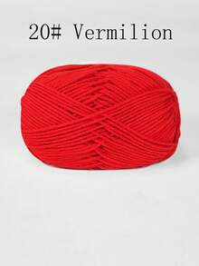 4-Ply Milk Cotton Yarn For Crocheted Blanket, Clothes, Handbag, Slippers, Various Color Combinations, 50g Per Piece, Autumn And Winter Crocheted Scarves, Hats, Sweaters, Etc. DIY Gifts, Suitable For Beginners - Multicolor - View 11