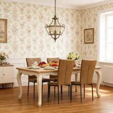 Eleganti sedie da sala d'attesa, sedie da pranzo con schienale alto, sedie da ufficio morbide, sedie da cucina, sedie da soggiorno, sedie da reception (solo 4 sedie) - Castano - Visualizzare 1