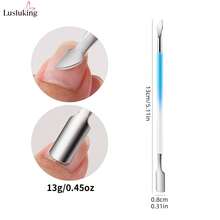 LUSLUKING Ingrown Toenail Tool Kit, Professional Pedicure Kit With Toenail Clippers, Cuticle Pusher, Nail Cleaner & Triangle File, Stainless Steel Ingrown Toenail Removal Tools For Thick Nails, Home & Salon - Multicolor - View 5