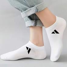 1/5/10/15/20/30 đôi tất ngắn unisex thường ngày dùng cho mọi mùa, thoáng khí, thấm hút mồ hôi và không bị tuột - Nhiều màu - Xem 4