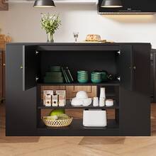 Mobile Storage Islands - Black - View 4