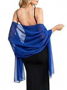 Women's Chiffon Shawl Scarf, Soft Breathable Multi-Color Elegant Long Headscarf, Suitable For Bridal Party, Graduation Ceremony, Beach Vacation - Multicolor - View 19