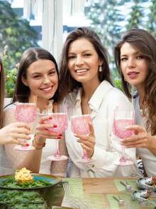 12/6/1pc Vintage Embossed Reusable Wine Cups, Durable Cups, Juice Cups, Transparent Plastic Champagne Cups, Transparent Plastic Champagne Flute Cups, Suitable For Parties, Vintage Embossed Reusable Plastic Cups, Juice Cups Suitable For Parties & Weddings - Multicolor - View 8