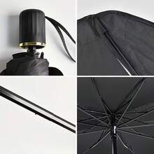 1pc Car Sunshade For Front Windshield, Sun Protection And Heat Insulation, Light-Blocking Window Cover, Car Interior Accessory, Windshield Cover For Small Cars - A - View 11