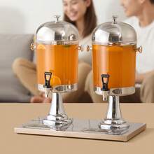 Stainless Steel + Plastic, 8L, Dual Tank