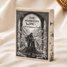 The Nameless Epic Oracle Cards, Hero's Journey Spiritual Divination Deck, 45 Pcs Tarot Cards For Meditation & Psychic Reading - Light Grey - View 9