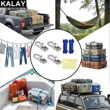KALAY Rope Set With Roller Tensioner And Locking Buckle, Suitable For Camping, Boating And Outdoor Activities - 1 Set - View 9