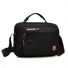 Men's Casual Shoulder Bag, Multi-Pocket Commuter Messenger Bag, Colorblock Crossbody Bag, Suitable For Business, Commuting, School, Back To School Season - Messenger Bag - View 3