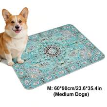 Fashionable Persian Style Washable Dog Pee Pads, Non-Slip Reusable Pet Mats, Quick Absorption Leak-Proof, Suitable For Puppy Training In Crate Or Living Room - one-size - View 10