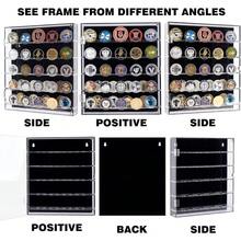 5 Layer Coin Display Box, Round Badge Case With Removable Shelves & Magnetic Door For 40mm Coins, Collection Storage Gift Idea - A - View 6