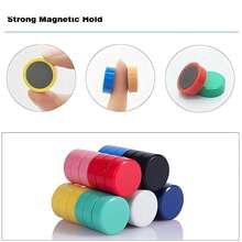 RIMEMO 16PCS Colorful Round Magnets Set, 20mm Small Magnetic Pins, Random Color Fridge Magnets For Office, Home, School, Whiteboard, Bulletin Board - A - View 4