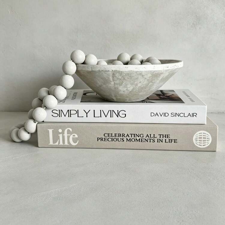 1件 2D平面印刷壓克力美學裝飾書飾品，咖啡桌書裝飾 - 逼真裝飾書 - 家用桌面裝飾 - 床頭櫃裝飾 - 家用書架裝飾 - 均碼 - 查看 2