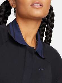 Nike Genuine 2024 New Women's Sports Casual Collared Short Sweatshirt FN1881-010 - FN1881-010 - View 2