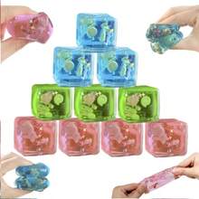1pc Ocean Style Squishy Block Toys, Squishy Toys, Summer Multi-Item Party Favor Bags - Creative Ocean Style Squishy Toys, Suitable For Christmas/Halloween Party Gifts, Fun Classroom Reward Supplies, Random Styles - Multicolor - View 9