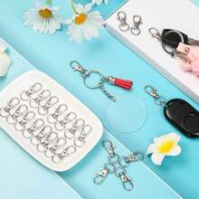 32mm Rotating Lobster Clasp Metal Key Ring Hook Clip, Suitable For Key Ring Making, DIY Crafts, Pet Collars - Lobster Claw Keychain - View 11