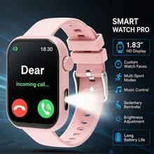 1.83 Inch HD Display Smart Sports Watch With Flashlight, Wireless Calling, Multiple Sports Modes, Sedentary Reminder And More, Suitable As Gift For Friends And Couples, Compatible With Android And IOS - View 2
