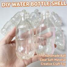 1pc New TPR Mineral Water Bottle Empty Ball Skin Beverage Empty Ball Skin DIY Handmade Squeeze Stress Relief Toy - Multicolor - View 7