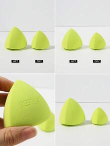 DUcare Professional Foundation Brush & Makeup Sponge Set Flat Brush For Full Coverage & Tear-Drop Sponge For Hard-To-Reach, Ultimate Brush & Blender Combo For An Airbrushed Complexion - Multicolor - View 6