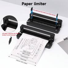 ORICO Desktop Document Printer, A4 Portable Wireless Thermal Printer, Includes 1 Roll Of Thermal Paper, Wireless Connection/Inkless Printing/Built-In Adjustable Paper Tray/High-Definition Fast Printing - Multicolor - View 6