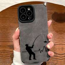 New Fishing Themed Design Phone Case Suitable For IPhone 17 16 15 14 13 12 11 Pro/Max/Plus Anti Drop And Shockproof Back Cover - JMH - 查看 4
