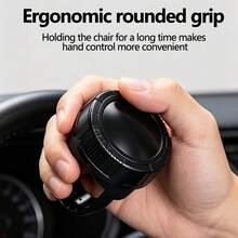 Universal Steering Wheel Spinner Knob, Smooth Rotating Bearing Design Anti-Slip ABS Driving Assist, Effortless Steering Assist Handle, Includes Complete Installation Kit, Suitable For Cars, Trucks, - Solid Color - View 6