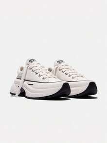 Converse 中性款 Chuck Taylor SEASONAL 帆布低筒運動鞋 A19266C - 黑與白 - 查看 3