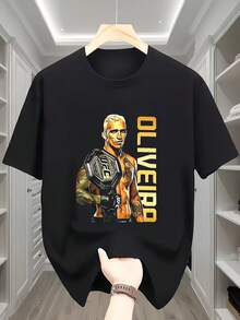 Men T-Shirts - 黑色 - 查看 6
