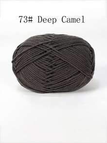 4-Ply Milk Cotton Yarn For Crocheted Blanket, Clothes, Handbag, Slippers, Various Color Combinations, 50g Per Piece, Autumn And Winter Crocheted Scarves, Hats, Sweaters, Etc. DIY Gifts, Suitable For Beginners - Multicolor - View 80