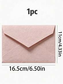 30pcs Leaf Pattern Envelopes, Letter Set, Solid Color Envelopes, Wedding Card Envelopes, Invitation Envelopes, Wedding Card Envelopes, Invitation... Envelope Set, Office Supplies - One Size Fits All - Cherry Blossom Pink Envelope - View 6