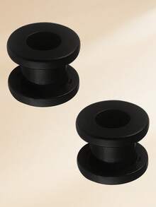 CIZME 12G-18mm Espansori in acrilico per orecchie, orecchini a tunnel con tappo a sella a doppia svasatura, tappi per orecchie trasparenti, neri e bianchi per donne e uomini - padiglione auricolare - Visualizzare 26