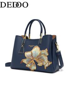 Dedoo Light Luxury Fashion Versatile Multi-Compartment Large Capacity Handbag & Crossbody Bag - Blue - View 8