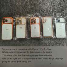 Casing Ponsel TPU Matte Transparan Mewah, Kompatibel dengan iPhone 18 Pro Max 18 Pro 17 Pro Max Air 16 15 14 13 12 11 Pro Max Plus, Transparan dengan Perlindungan Kamera, Casing Ponsel 18 Promax, Tepi Lembut Tahan Guncangan, Casing Pelindung Unisex - Hitam - View 10