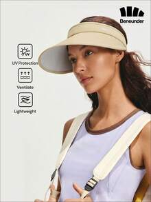 Beneunder Women's Lightweight Visor Sun Hat BM569 - Beige - View 1