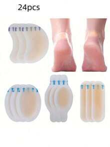 Gel Heel Pads, Anti-Friction Cushioning Pads, For Toe And Heel Blister Recovery And Prevention, Protect Skin From Friction - Multi-color - View 12