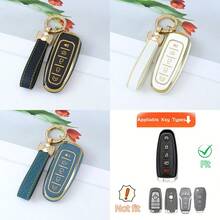 Carrying A Delicate And Cute Keychain And A Soft TPU Keycap With 5 Buttons, Suitable For Ford For Edge For Focus For Flex For Explorer For Taurus For MKS For MKT For MKX Exquisite High-End Keybag Suitable For Girls - KY23 - View 14