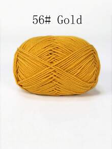 4-Ply Milk Cotton Yarn For Crocheted Blanket, Clothes, Handbag, Slippers, Various Color Combinations, 50g Per Piece, Autumn And Winter Crocheted Scarves, Hats, Sweaters, Etc. DIY Gifts, Suitable For Beginners - Multicolor - View 72