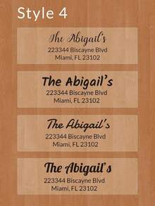 (100-1000 Labels) 0.75in X 2.5in Transparent Personalized Return Address Labels - Custom Mailing Labels On Sheets - Self-Adhesive Return Stickers For Envelopes With Crisp Printing - Transparent - View 10