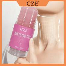 GZE Barra Levanta Cuello 40g/1.41oz Bola Rodante Barra Reafirmante de Cuello Portátil Crema Antienvejecimiento Reafirmante de Cuello Suaviza Líneas del Cuello Levanta la Línea de la Mandíbula - 40g - Ver 3
